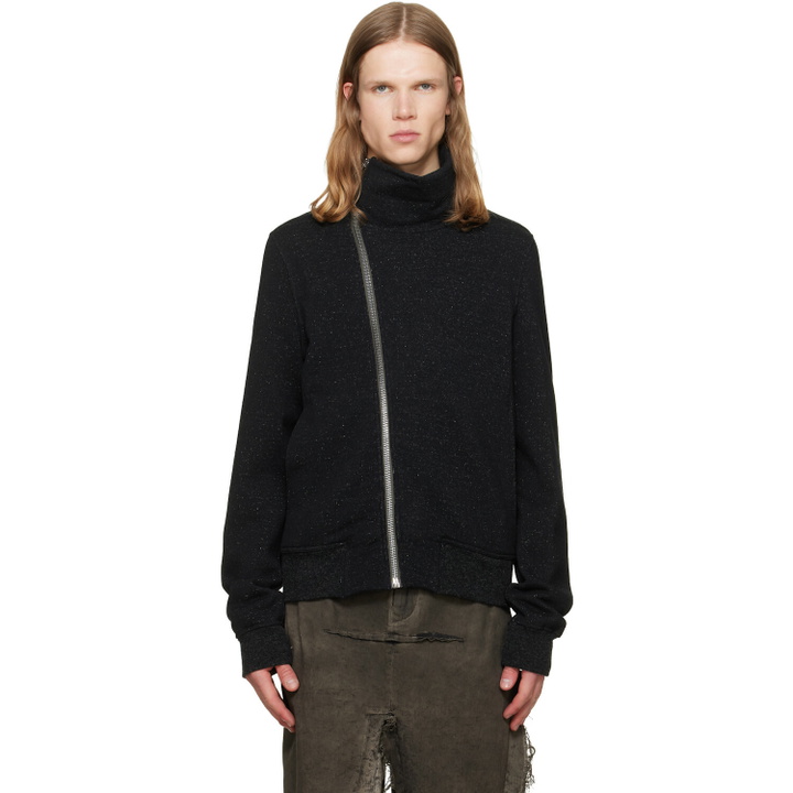 Photo: Rick Owens Black Tower Bauhaus Jogger Track Jacket
