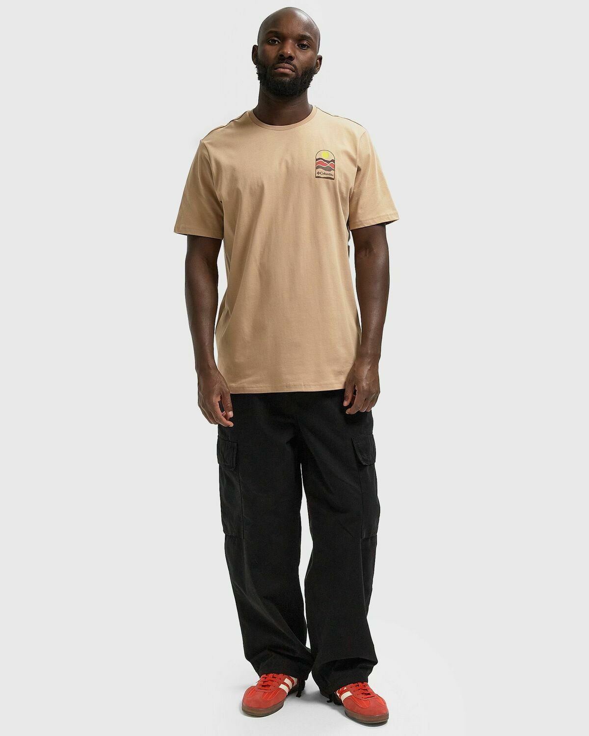 Columbia Explorers Canyon™ Back SS Tee Brown Mens Shortsleefe