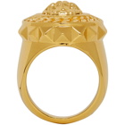 Versace Gold Medusa Signet Ring