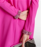 Safiyaa Naimal embellished crêpe gown