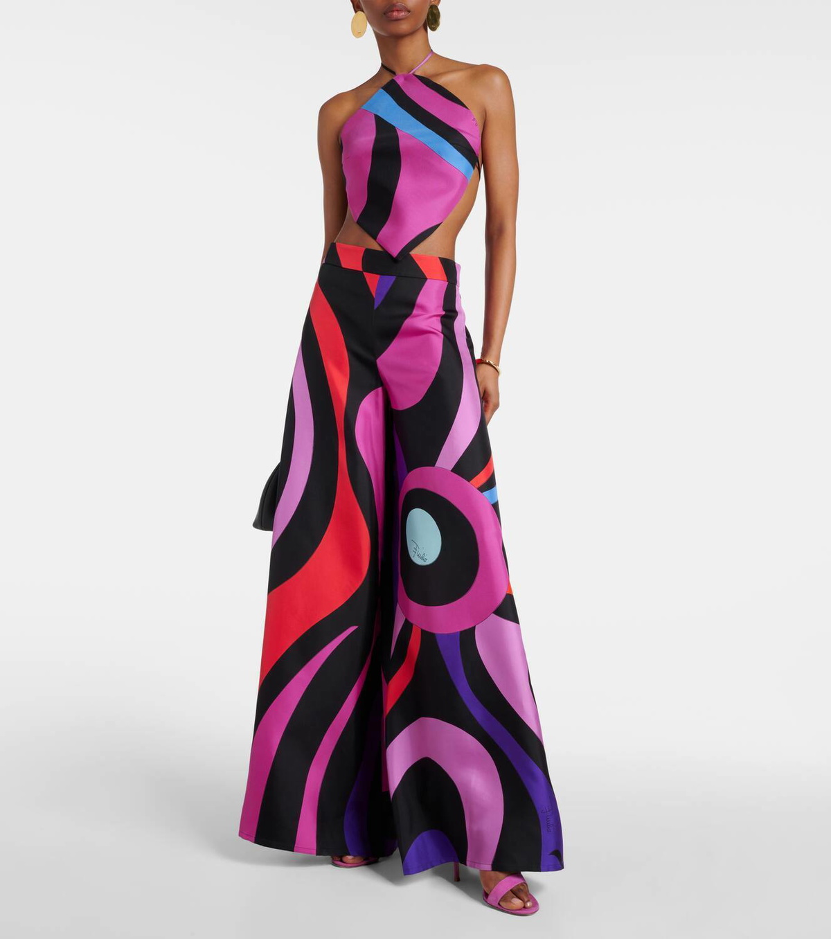【関税込み】EMILIO PUCCI MARBLE DRESS Emilio Pucci Marble Dress in Brown | Lyst