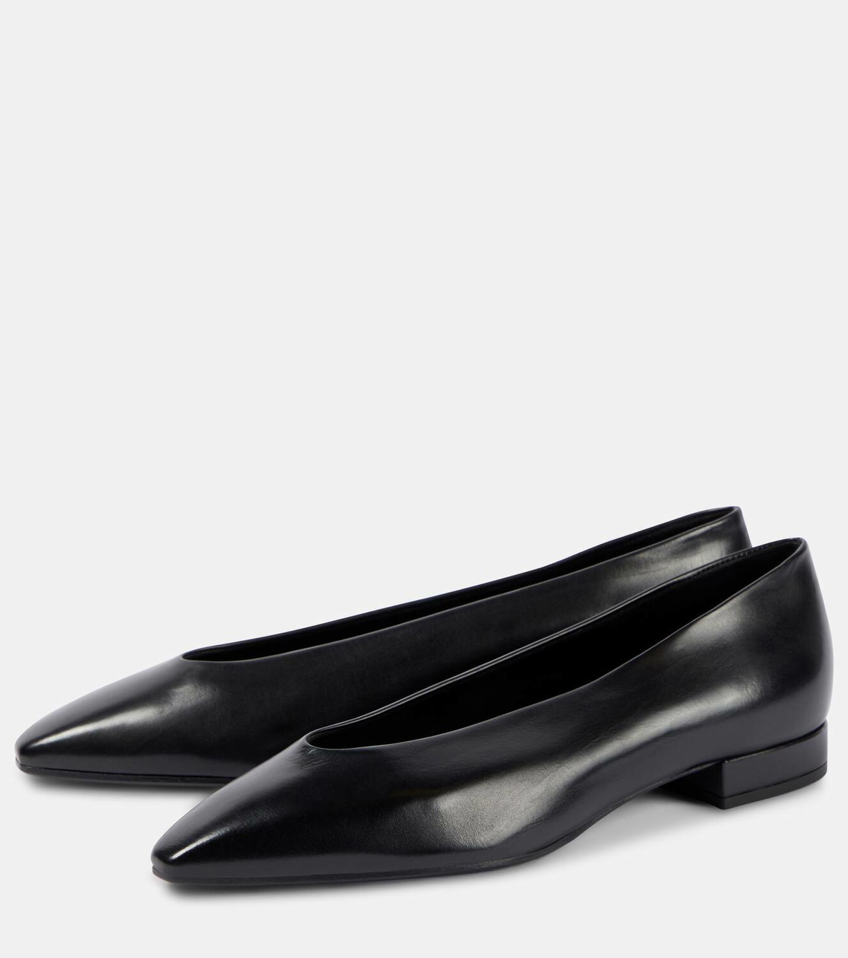 Loro Piana Rebecca leather ballet flats