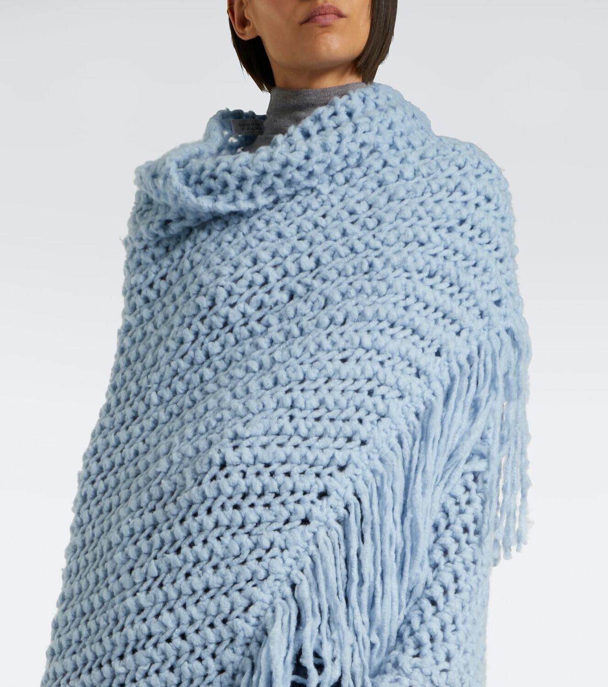 Gabriela Hearst Lauren fringed cashmere shawl