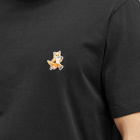 Maison Kitsuné Men's Speedy Fox Patch Comfort T-Shirt in Black