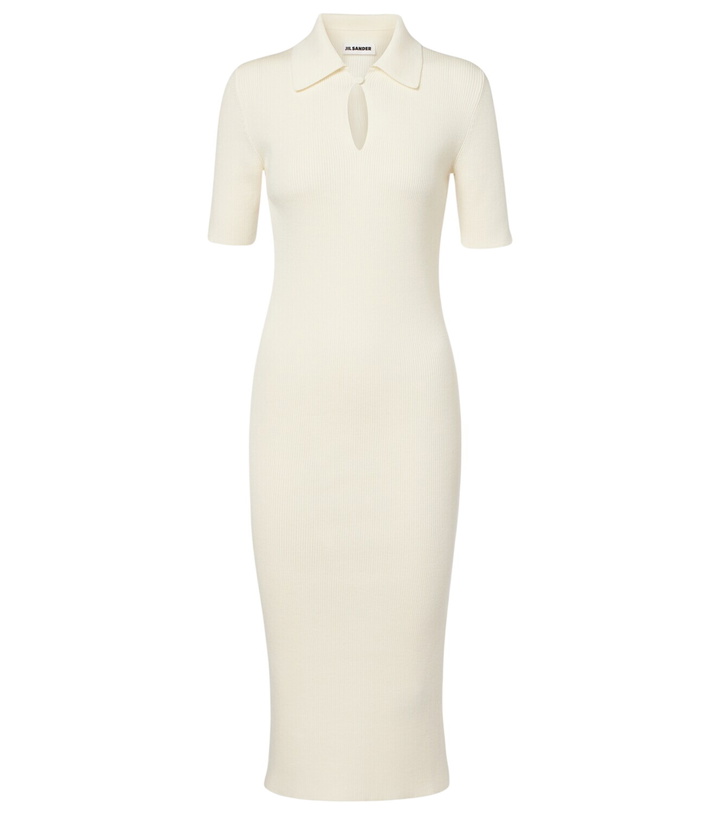 Photo: Jil Sander Knitted wool midi dress