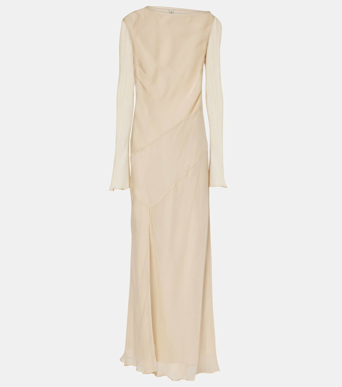 SIR Strobe silk chiffon maxi dress SIR.
