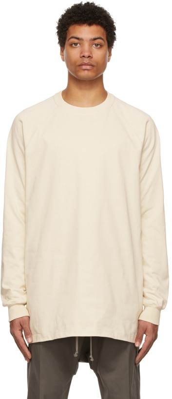 Photo: Rick Owens Off-White Baseball Sweatshirt