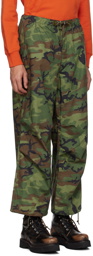 BEAMS PLUS Green Camouflage Trousers