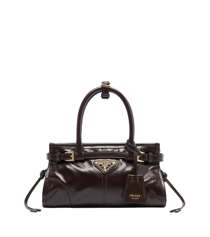 Photo: Prada Prada Bonnie Mini leather top-handle bag