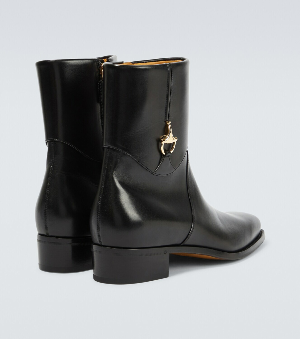Gucci Horsebit leather ankle boots