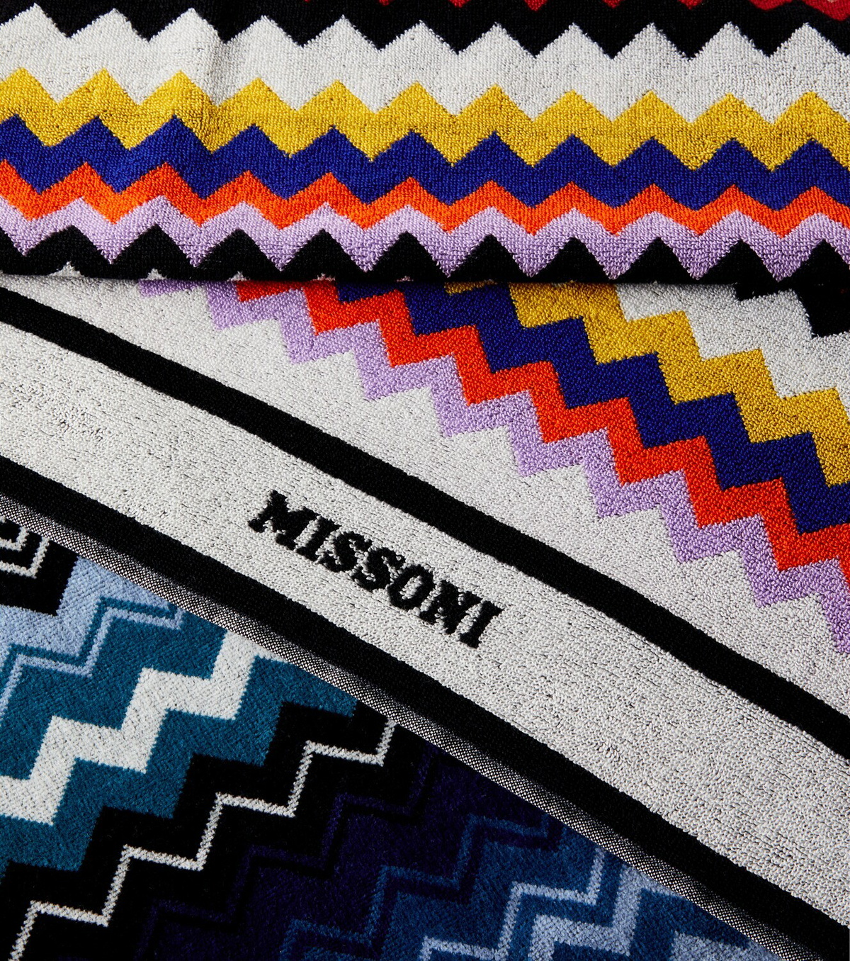 Missoni Best Zigzag cotton terry beach towel