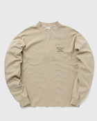 Drôle De Monsieur Le Tee Slogan Ml Beige - Mens - Longsleeves