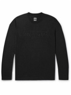 66 North - Blær Logo-Embossed Organic Cotton-Blend Tech-Jersey T-Shirt - Black