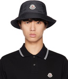 Moncler Navy Logo Bucket Hat