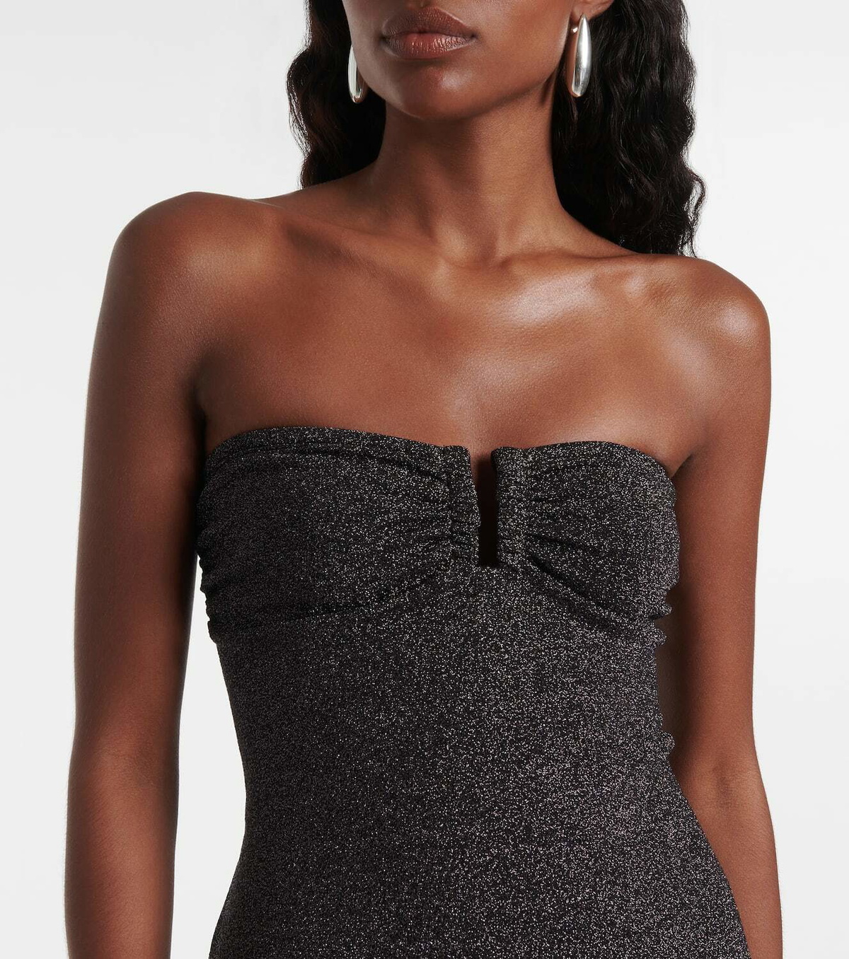 Eres Bronzage Lurex® minidress