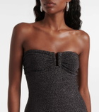 Eres Bronzage Lurex® minidress