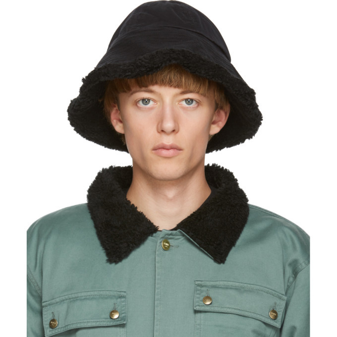 Vyner Articles Black Teddy Bucket Hat Vyner Articles