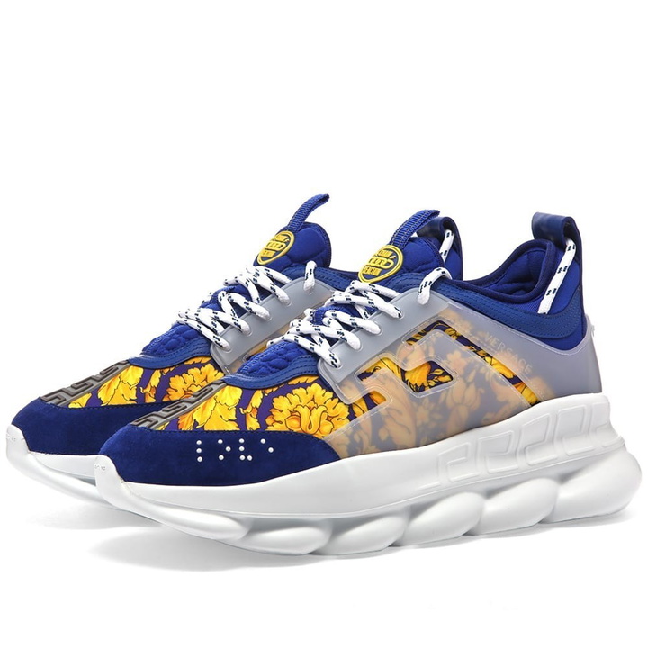 Photo: Versace Baroque Print Chain Reaction Sneaker