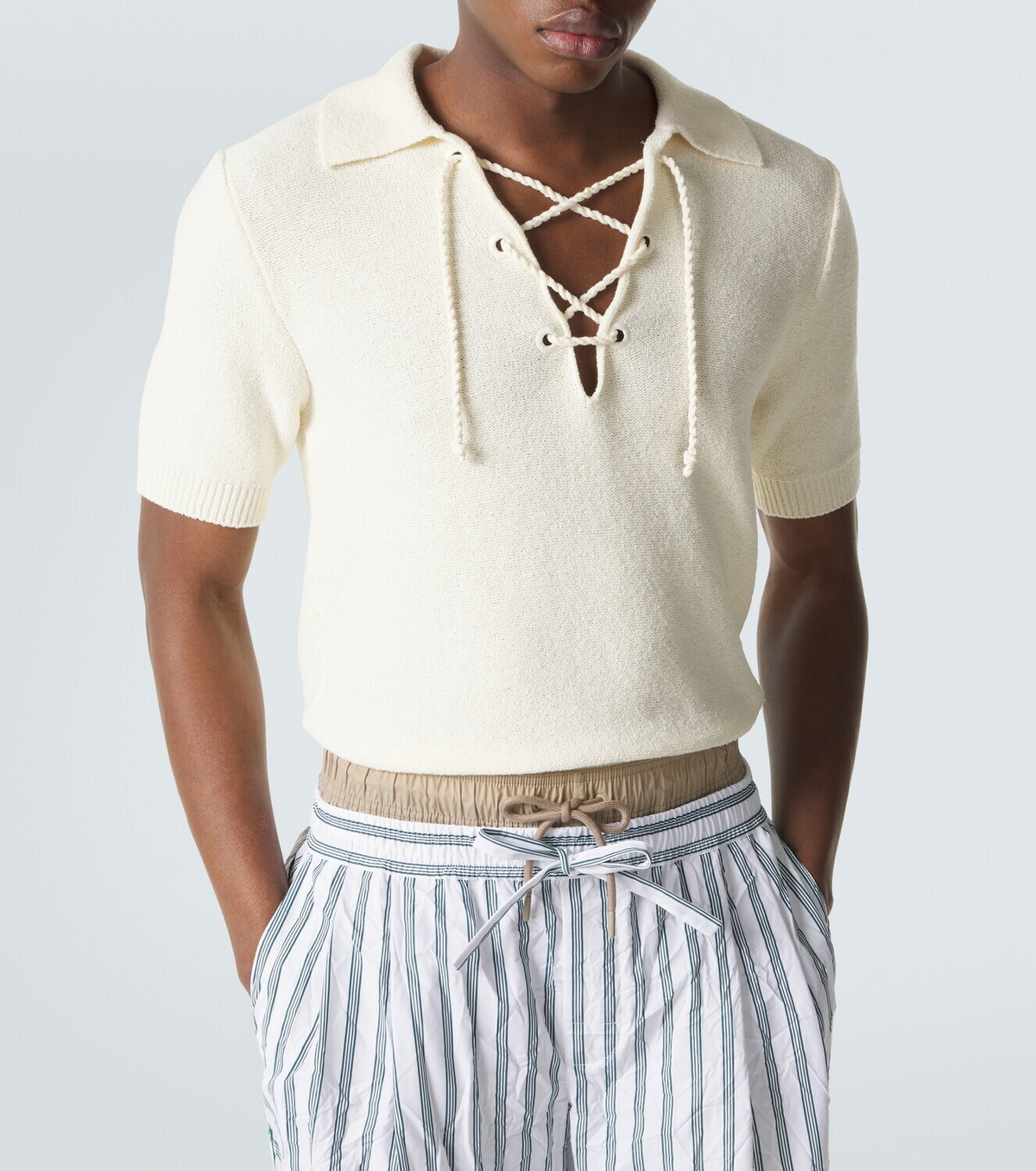 Dolce&Gabbana Cotton-blend polo shirt