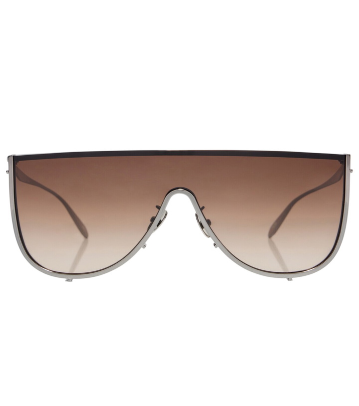 Photo: Alaïa Lettering Logo flat-top sunglasses