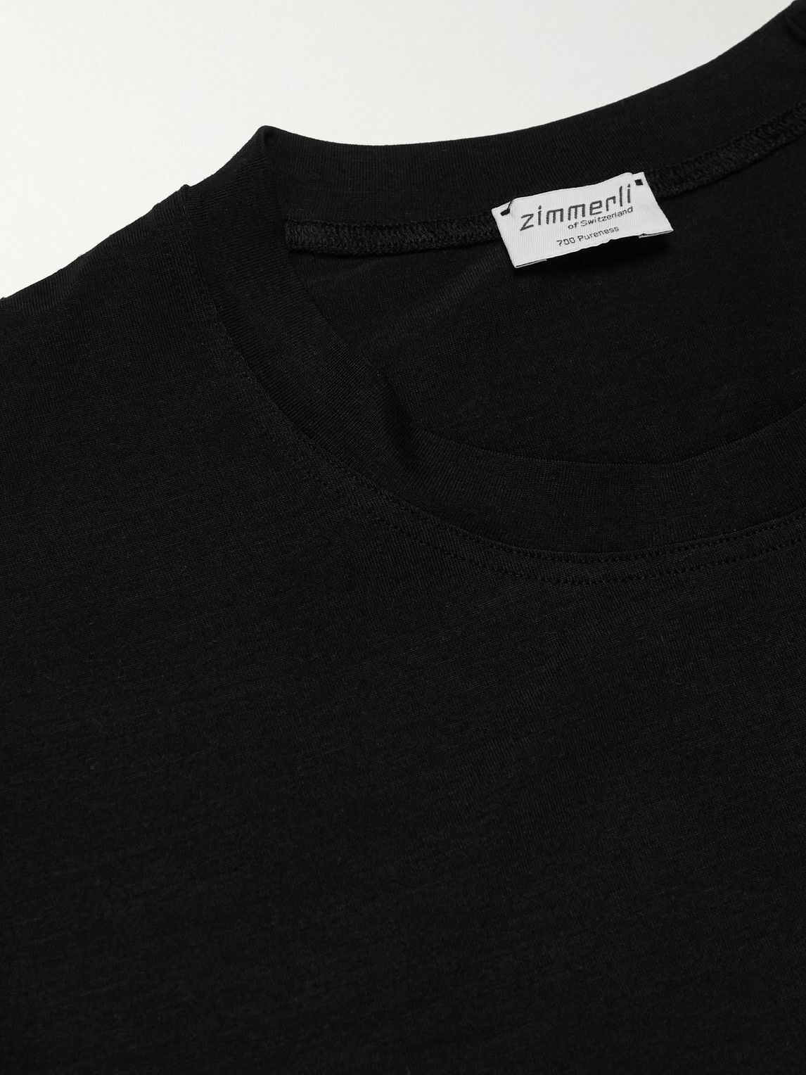 Zimmerli - Pureness Stretch-Micro Modal T-shirt - Black