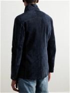 TOM FORD - Military Suede Jacket - Blue