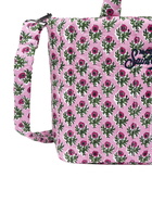 MC2 Saint Barth Pink Flower Quilted Soft Tote Mid Bag