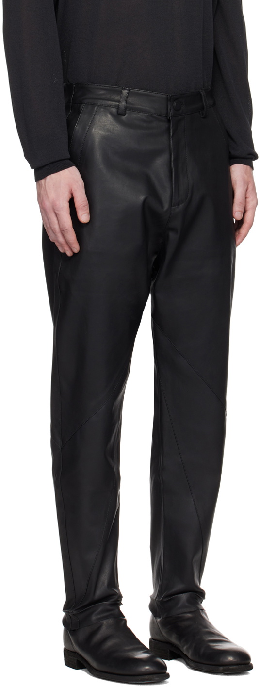FREI-MUT Black Command Leather Pants