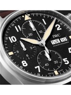 IWC Schaffhausen - Pilot's Spitfire Automatic Chronograph 41mm Stainless Steel and Leather Watch, Ref. No. IW387903