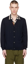 Paul Smith Navy Artist Stripe Cardigan