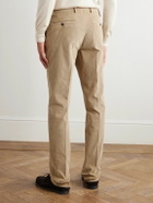 Incotex - Straight-Leg Cotton-Blend Corduroy Trousers - Neutrals