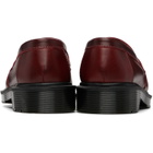 Dr. Martens Burgundy Delapre 'Made In England' Classic Loafers