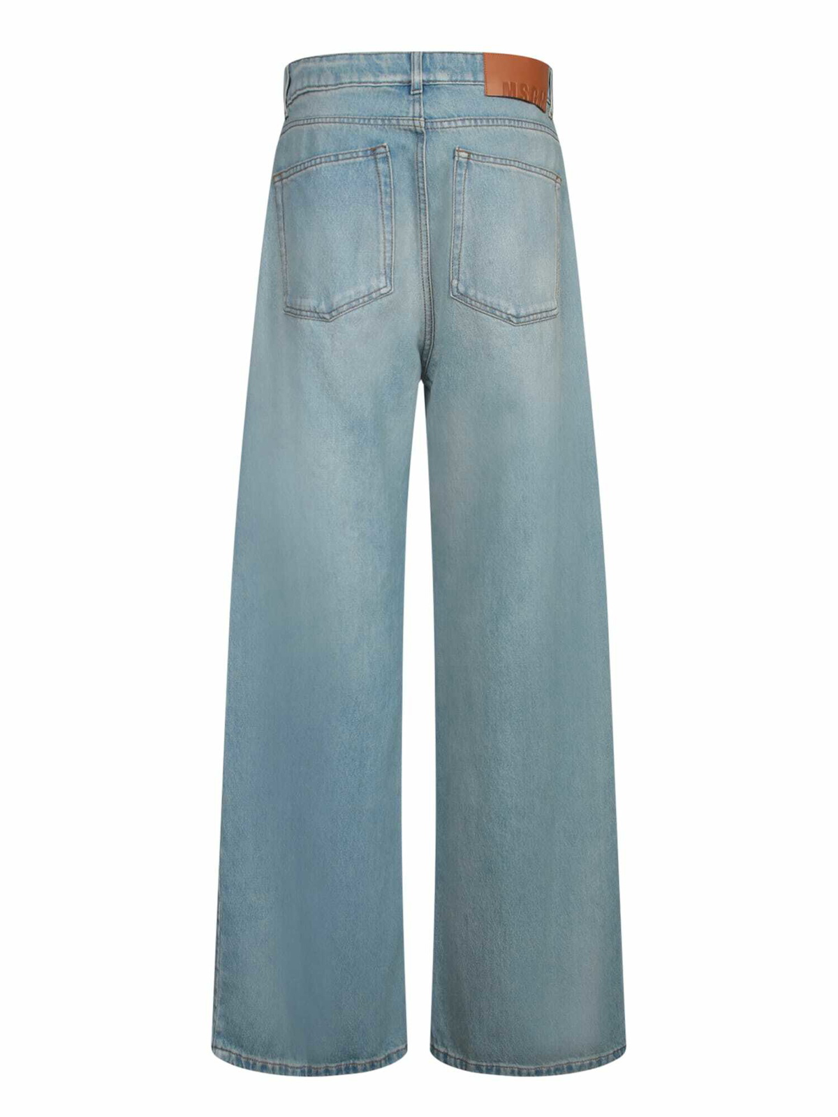 【送料&関税込】MSGM Light Blue Elastic Flare Jeans MSGM Light Blue Elastic Flare Jeans MSGM
