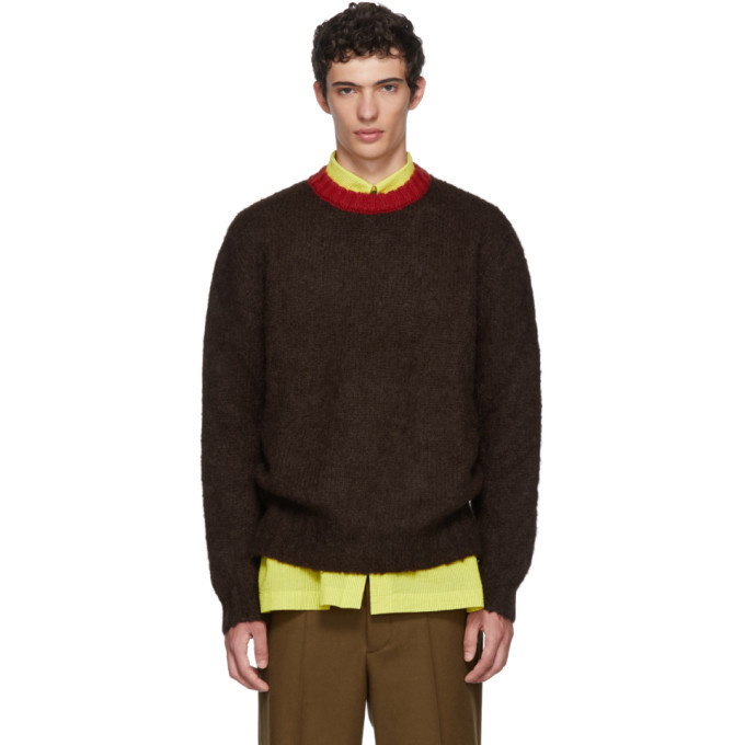 Photo: Marni Burgundy Mohair Knit Sweater