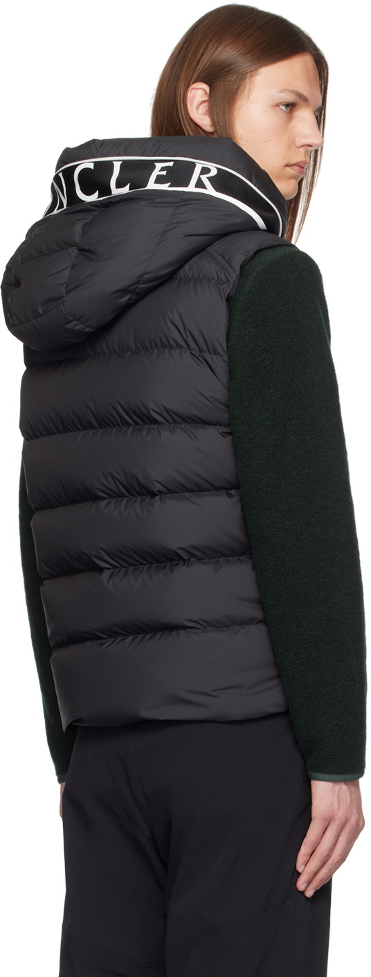 トップス MONCLER-BLACK CARDAMINE VEST Moncler Black Cardamine Down Vest Moncler