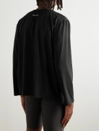 DISTRICT VISION - Logo-Print Stretch-Jersey T-Shirt - Black