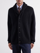 Begg & Co - Yacht Cashmere Cardigan - Black