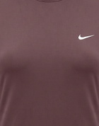 Nike Womens T-shirt Chocolate in Brown