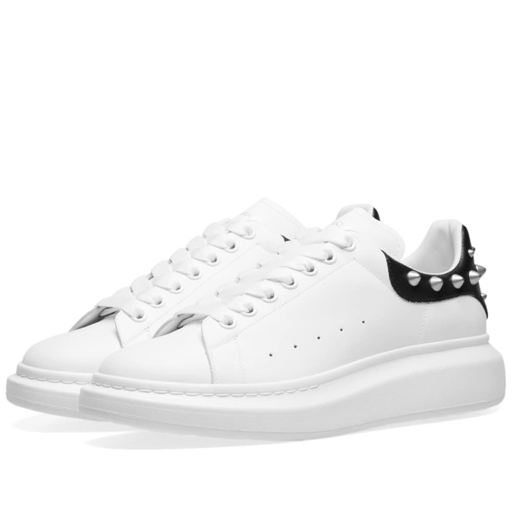 Photo: Alexander McQueen Studded Heel Wedge Sole Sneaker