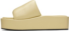 Stand Studio Green Phoebe Flatform Sandals
