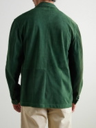 Frescobol Carioca - Ravi Suede Overshirt - Green