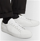 Common Projects - Achilles Premium Textured-Leather Sneakers - White