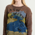 Story mfg. Women's Hand Knit Piper Jumper in Brown