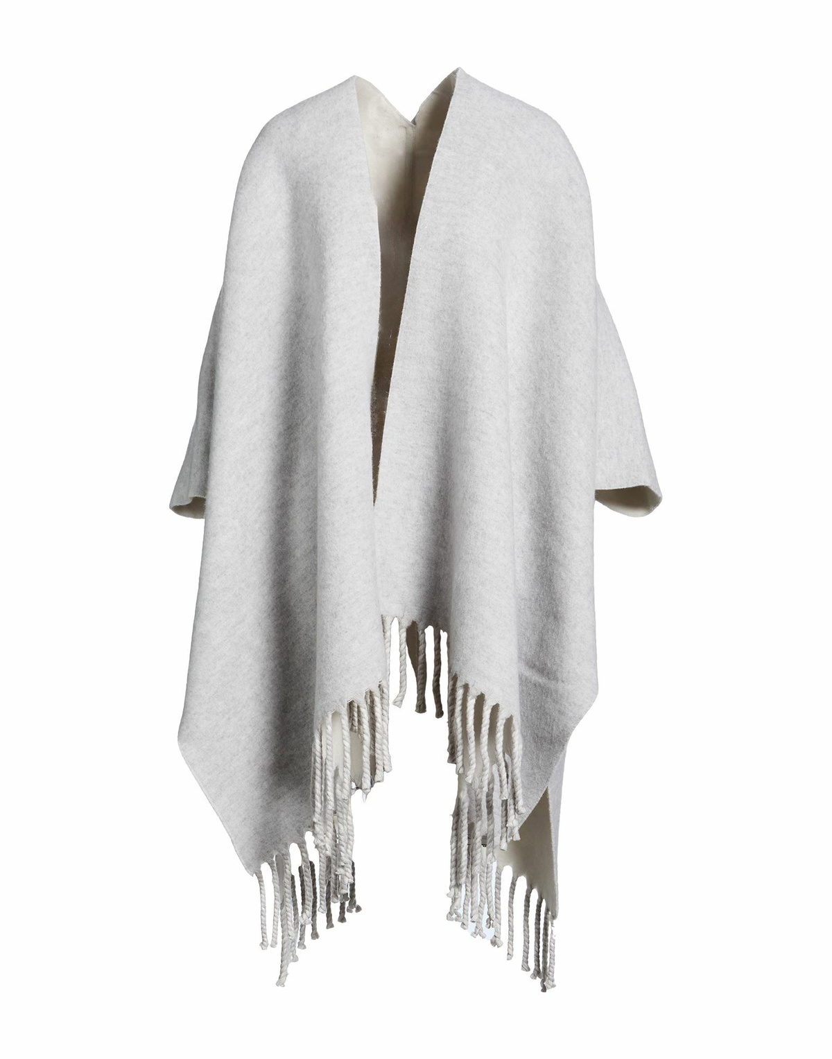 Brunello Cucinelli Womens Cape in Light grey