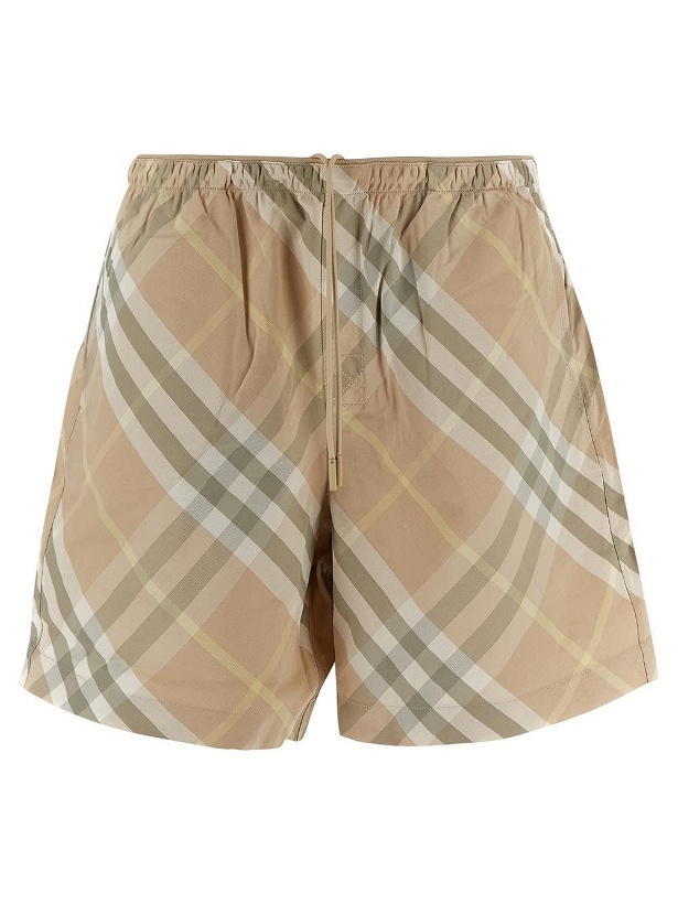 Photo: Burberry Checked Swimshort
