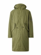 C.P. Company - Metropolis Logo-Appliquéd Padded Twill Hooded Parka - Green