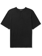 James Perse - Linen-Blend T-Shirt - Black