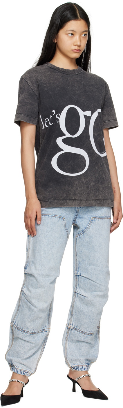 送料関税込み Alexander Wang DOUBLE FRONT CARPENTER JEAN DOUBLE FRONT CARPENTER JEANS in PEBBLE BLEACH | alexanderwang®