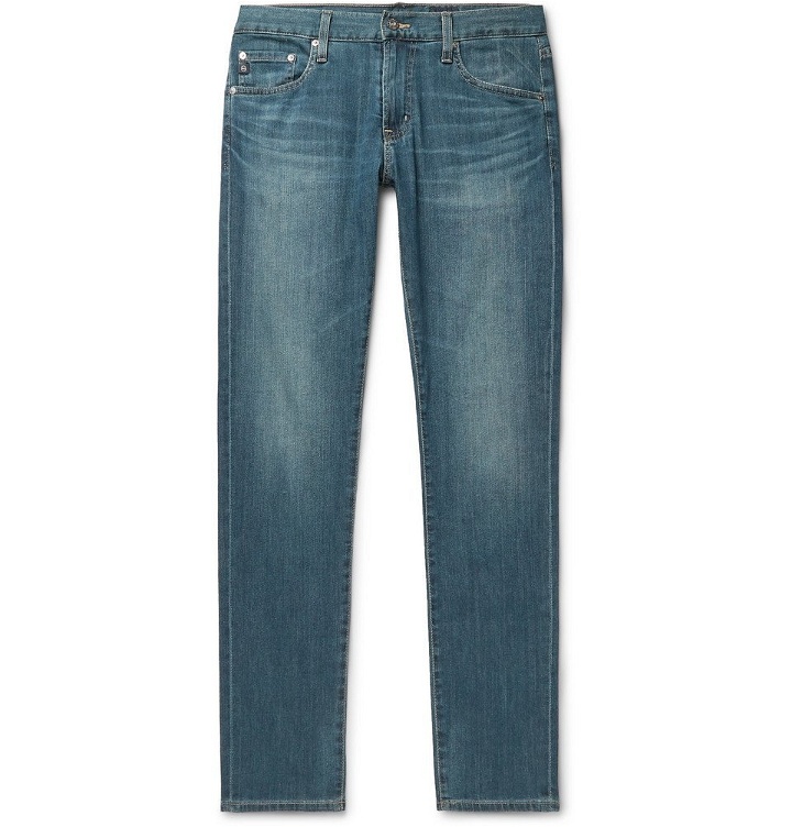 Photo: AG Jeans - Dylan Slim-Fit Stretch-Denim Jeans - Indigo