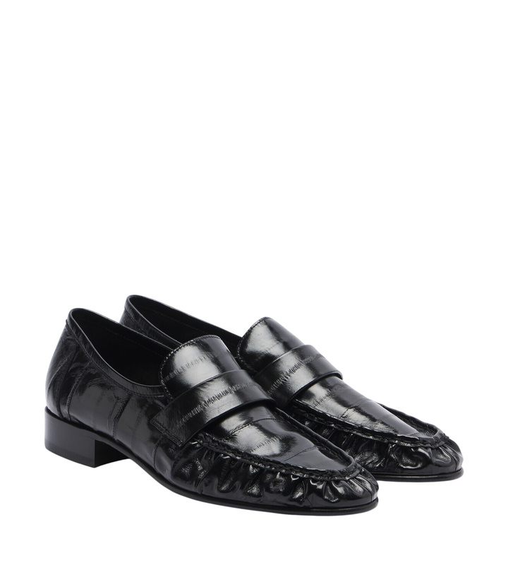 Photo: The Row Soft Two eel leather loafers